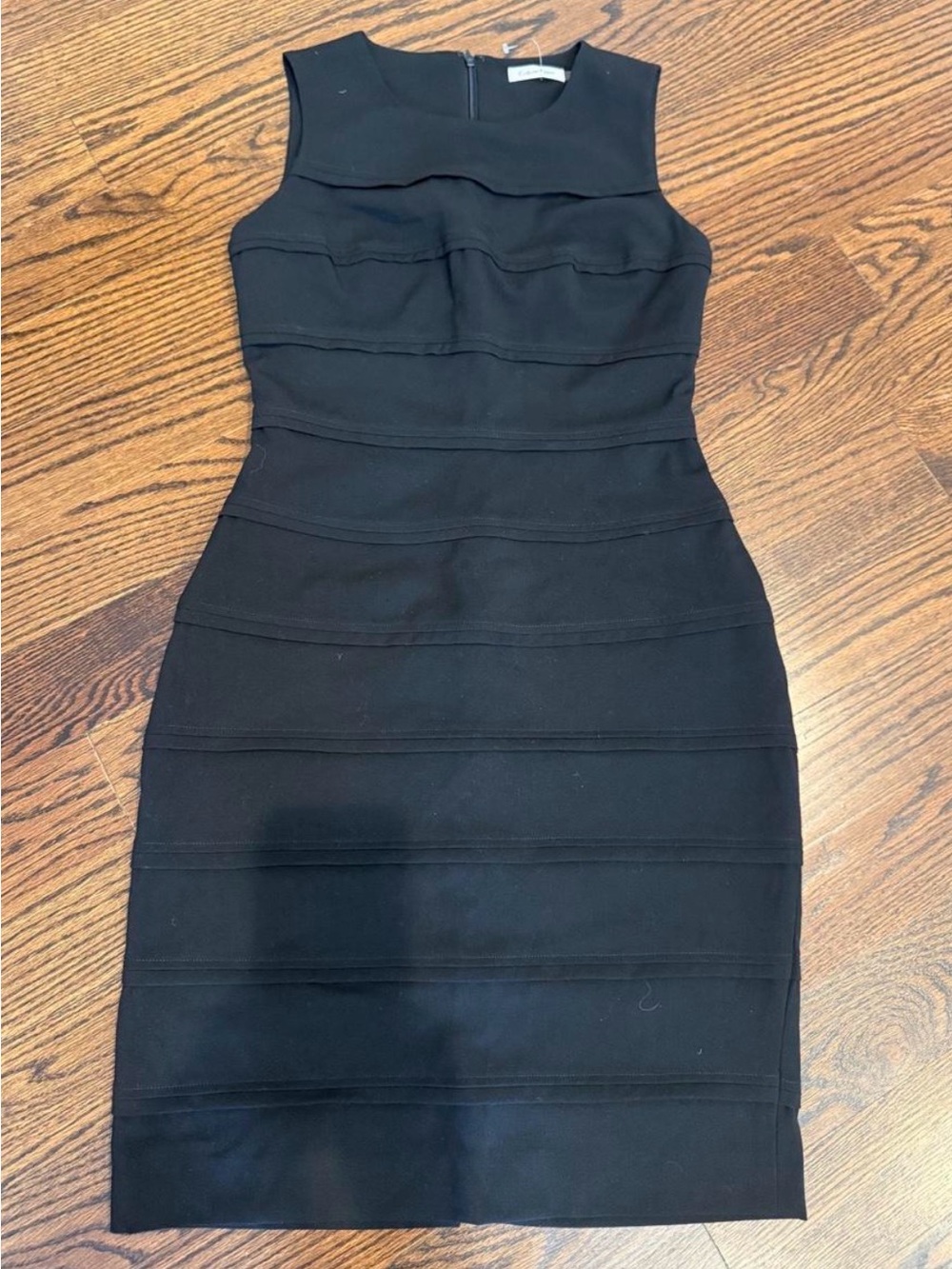 New Calvin Klein black sheath dress, size 4